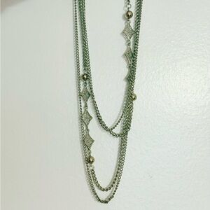 Silver Layered Necklace